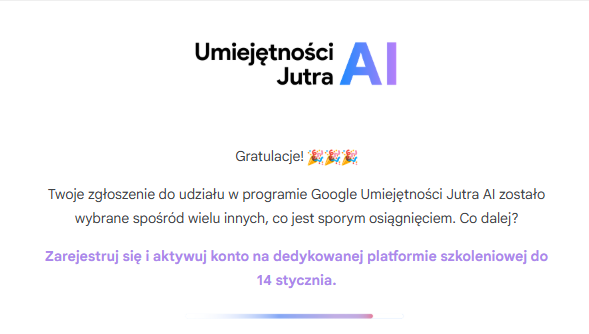 Umiejętności Jutra AI